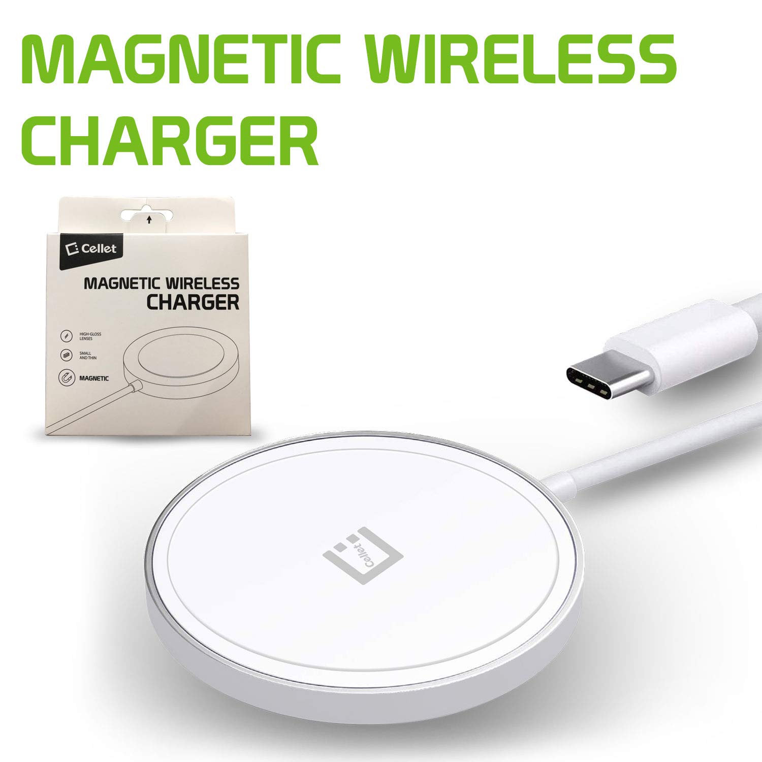 Fast Wireless Charger for iPhone 14/13/12/11/X/8, Samsung Galaxy S23/S22/S21, Google Pixel 7/6 - Qi-Certified 15W Fast Charging Pad with LED Indicator - Perfect for Bedside, Office Desk, and Car Use