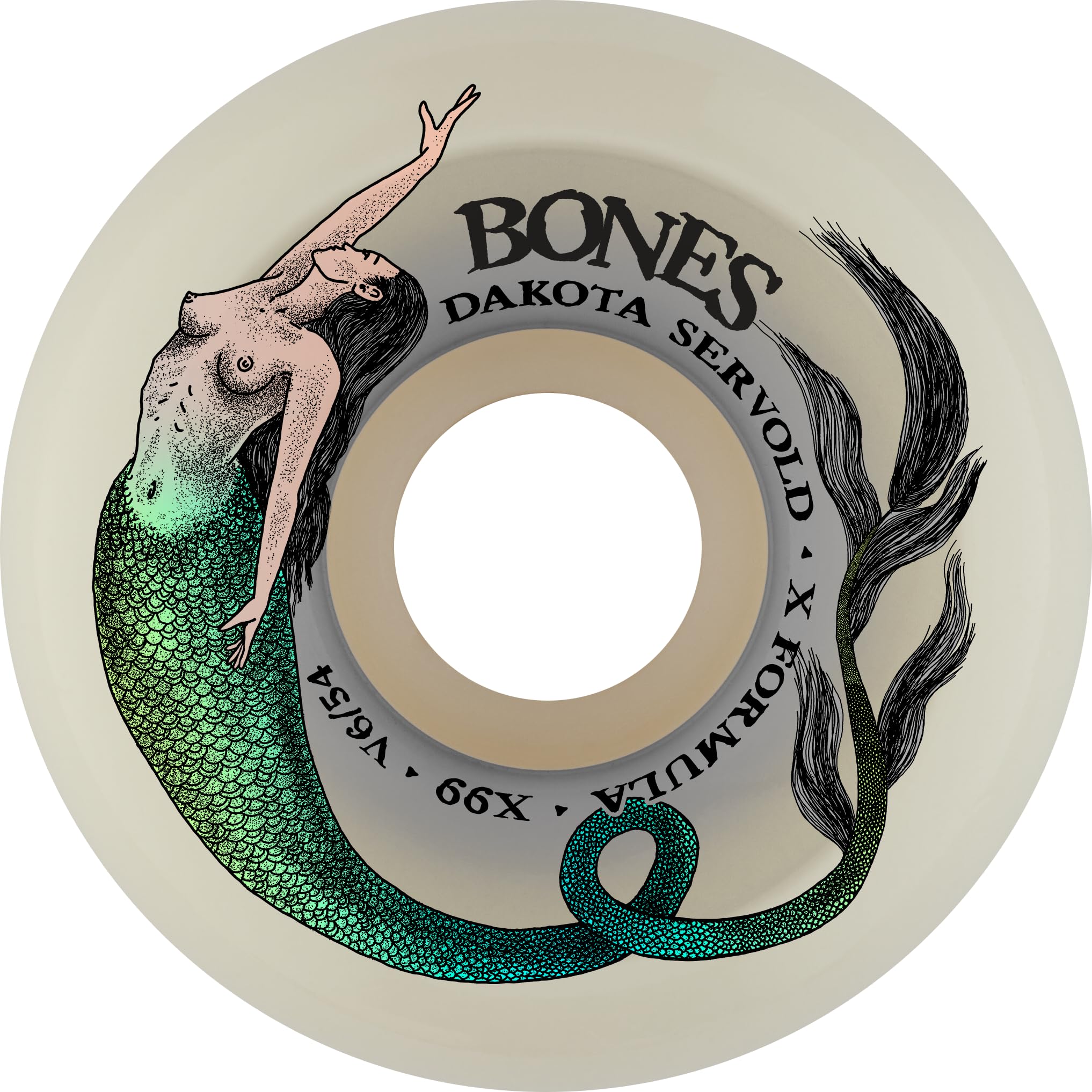 Bones Wheels X99 X-Formula 99A Skateboard Wheels - 99A Hardness, High Performance for Street & Park Skating - Perfect for Tricks, Speed & Durability