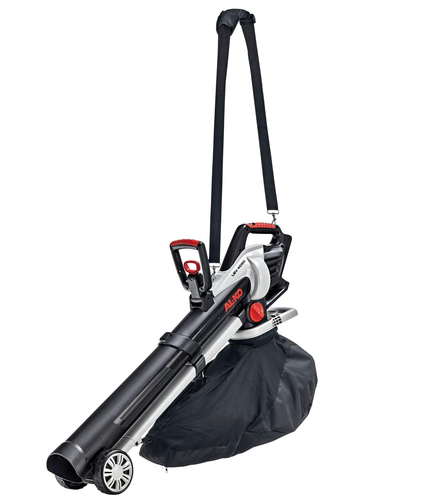 AL-KO LBV 4090 Energy Flex Cordless Leaf Blower & Vacuum - 60 M/S Air Speed, Variable Air Flow, 45L Collection Bag - Perfect for Yard Cleanup, Patio Maintenance & Fall Leaf Removal