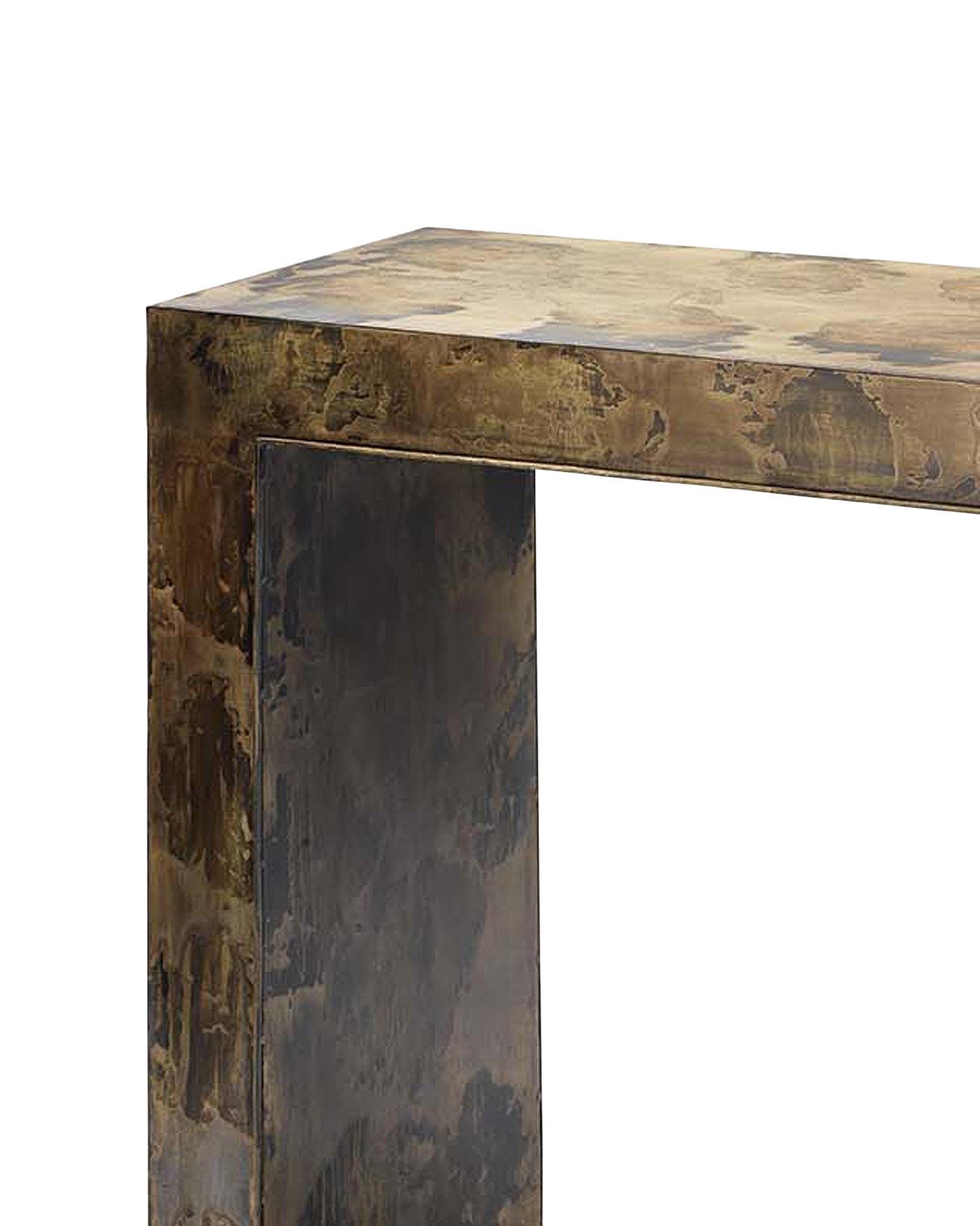 Charlemagne Console Table - Elegant Entryway Table with Wooden Frame & Marble Top - Perfect for Hallway, Living Room & Home Decor
