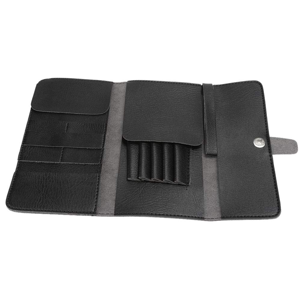 Professional Salon Storage Bag - Durable Scissors & Grooming Tools Organizer for Stylists | Soft Household Toiletry Pouch (Black) | Perfect for Salon, Home & Travel Use