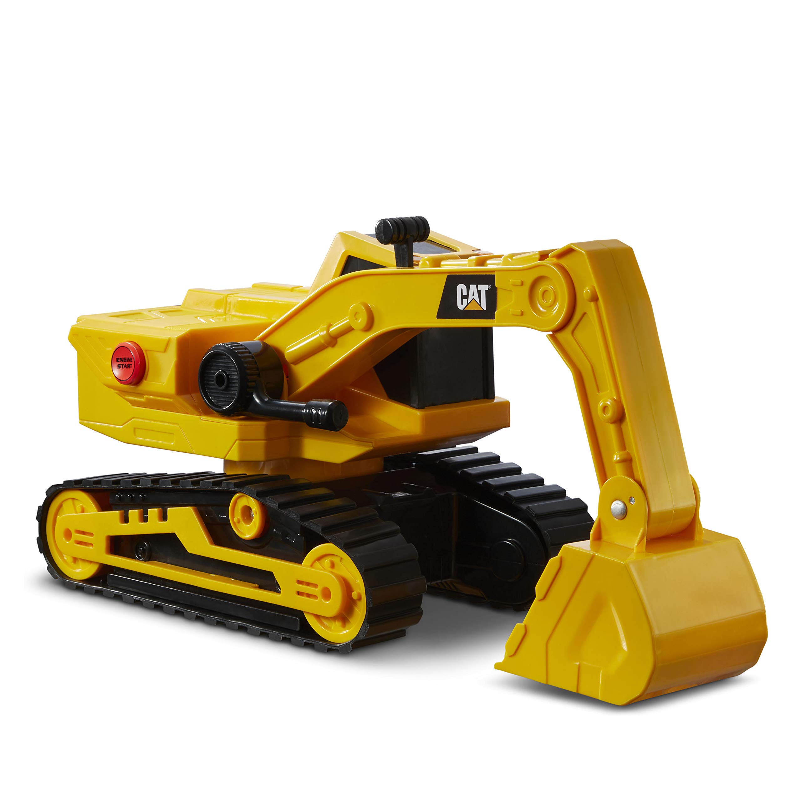 CAT Construction Power Haulers Toy Excavator - Heavy Duty Construction Vehicle Playset for Kids - Pretend Play, Sandbox, Outdoor & Indoor Playtime