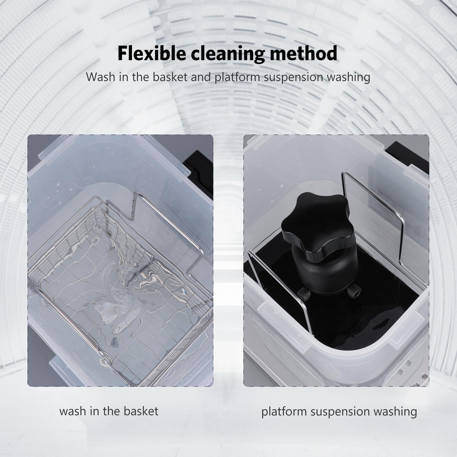 ELEGOO Mercury Plus 2.0 Wash and Cure Station V2 for Mars Photon S & Mono LCD/DLP/SLA 3D Printers - Perfect for Post-Processing Resin Prints