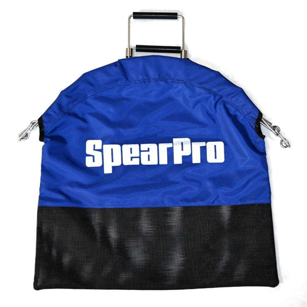 Spear Pro Heavy Duty One Handed Lobster Bag 20x25 Inches - Durable Blue Fishing Net for Crabbing, Shrimping & Seafood Harvesting - Perfect for Commercial & Recreational Fishing