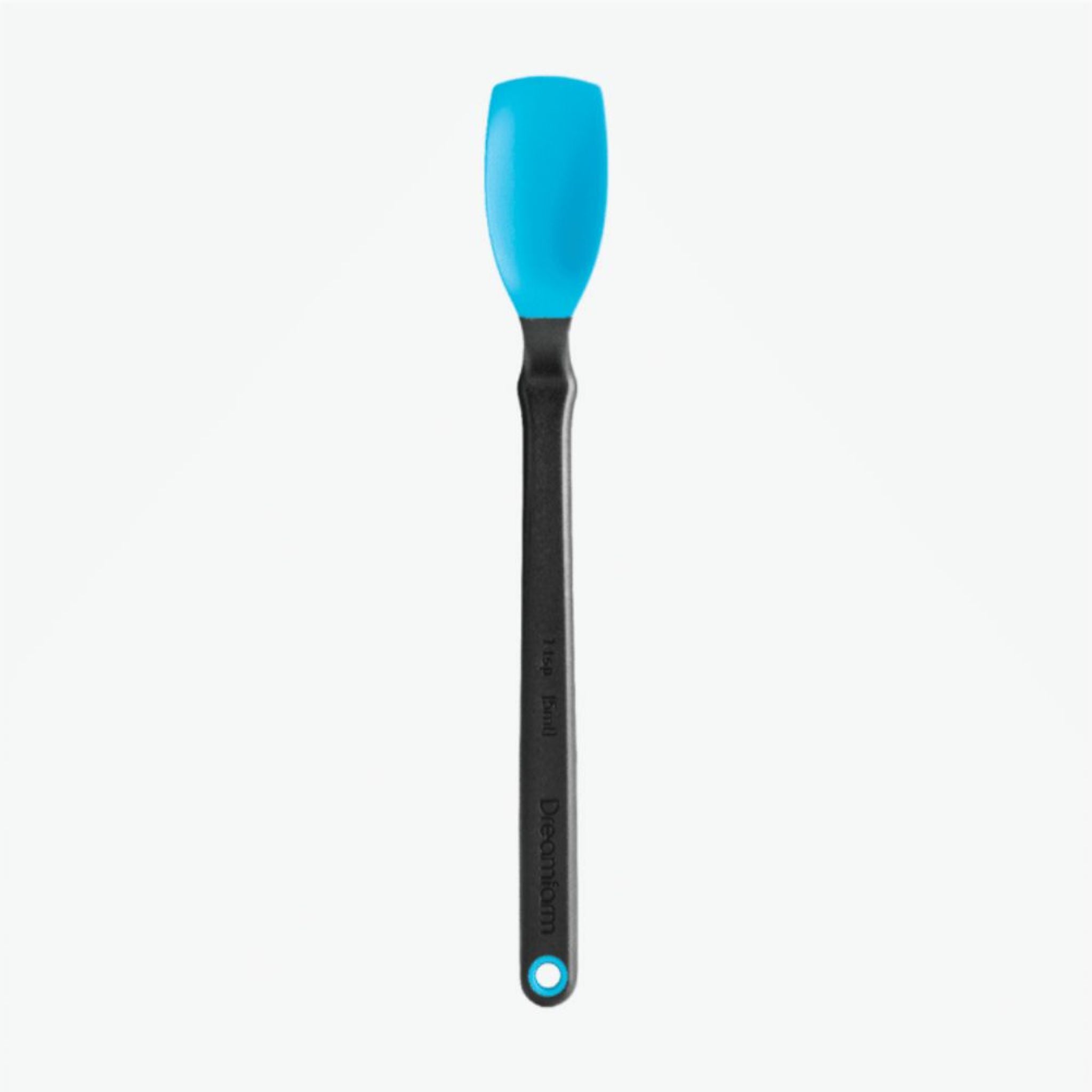DreamFarm Mini Nylon/Silicone Scraping Spoon - Blue Kitchen Utensil for Baking, Cooking & Food Prep (SH DFSU2775 DBL) - Perfect for Mixing, Serving & Scraping Bowls