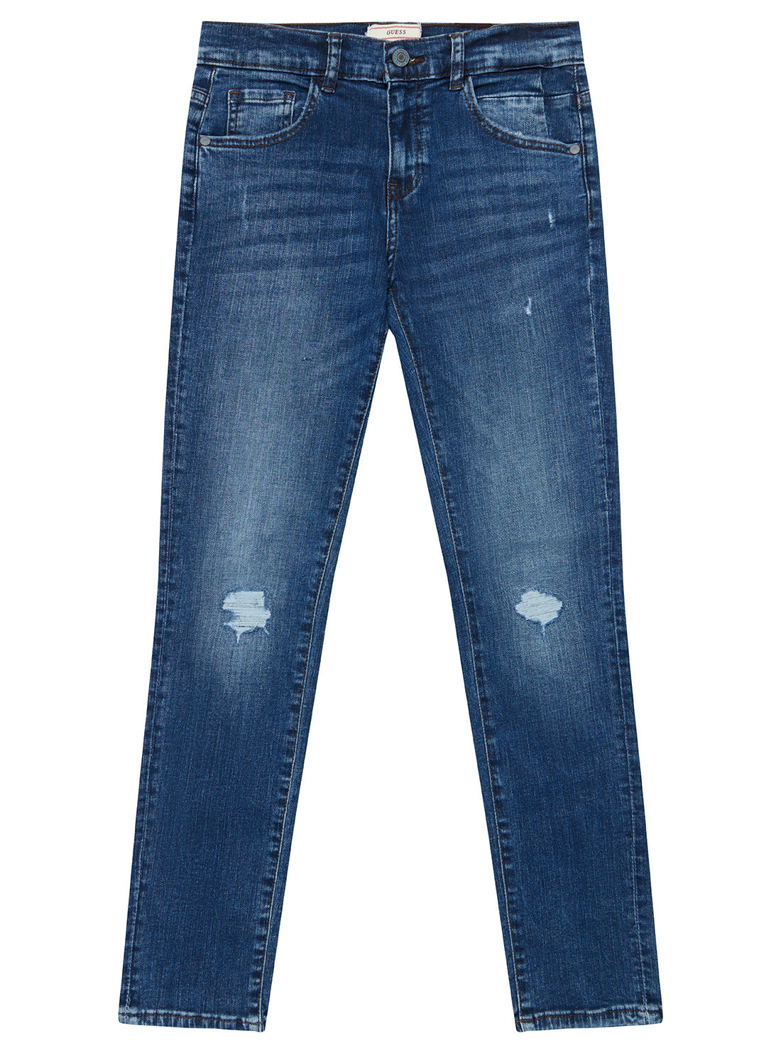 Blue Denim Slim Fit Pants for Men - Stretch Comfort Jeans (Size 7-16) | Perfect for Casual Wear, Office & Night Out