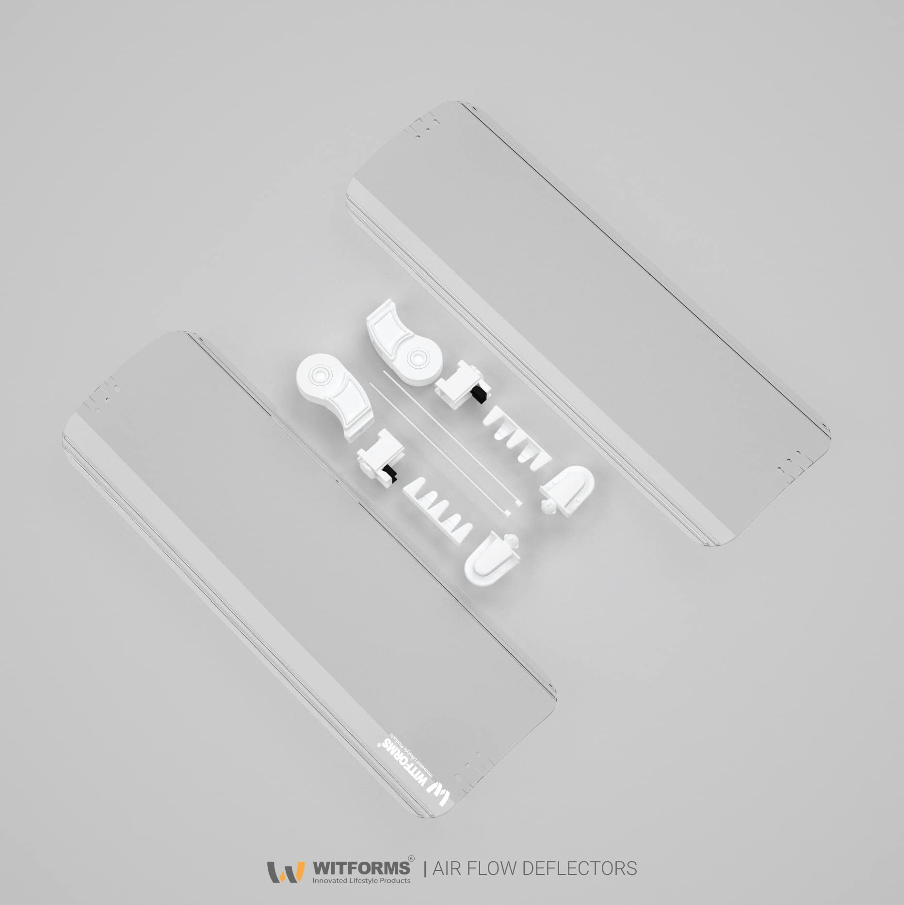WITFORMS Adjustable AC Air Deflector for Central Air Conditioner Vents - Improve Cooling & Heating Efficiency for Home & Office HVAC Systems - Perfect for Bedrooms, Living Rooms & Workspaces