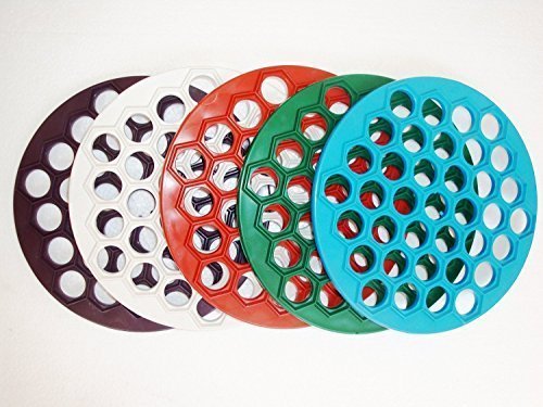 1000 Melochey Plastic Dumpling Maker - Russian Pelmeni & Ravioli Mold for Homemade Pasta, Pierogi, Gyoza - Perfect for Family Cooking, Party Snacks & Meal Prep