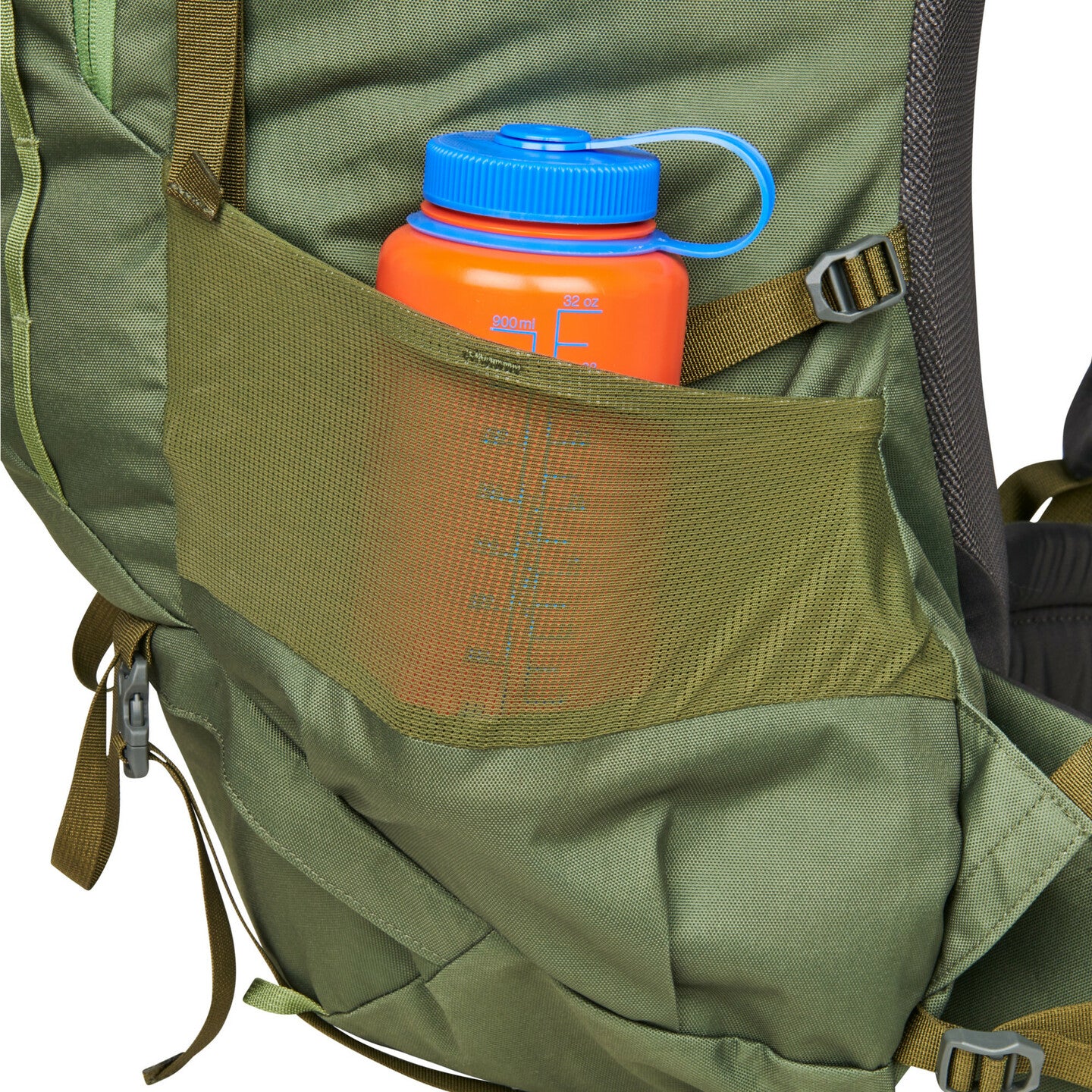 Asher 65L Waterproof Hiking Backpack - Winter Moss & Dill Green - Lightweight Travel Bag for Camping, Trekking & Outdoor Adventures