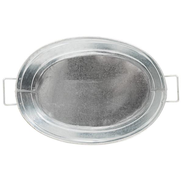 Achla Designs Galvanized Metal Tub 51M C 55 - Perfect for Farmhouse Decor, Garden Planters & Rustic Home Decorating