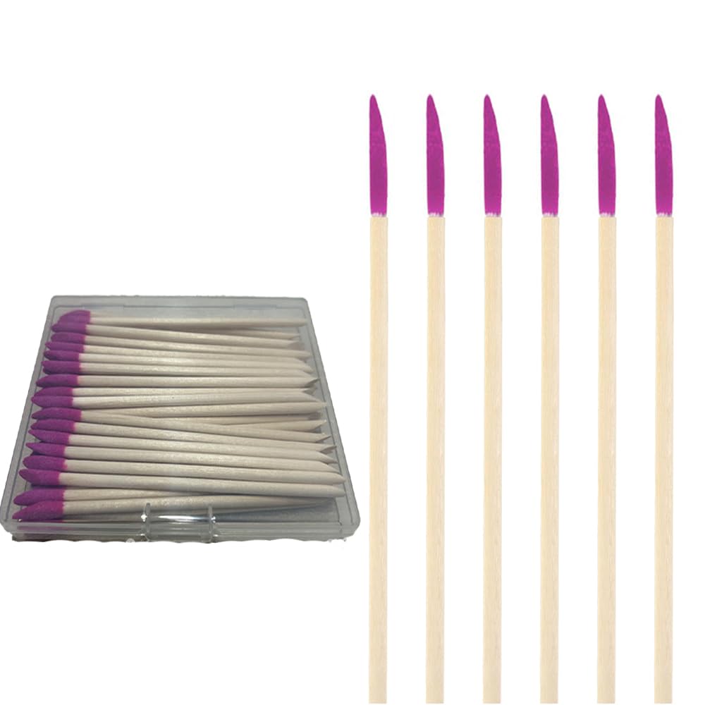 50 PCS 280 Grit Purple Sanding Sticks - Fine Wood Sandpaper Sticks for Tight Spaces & Small Woodworking Projects - Perfect for Plastic Models, DIY Crafts & Home Repair - Wood Sander Tools Assortment for Smooth Finishing