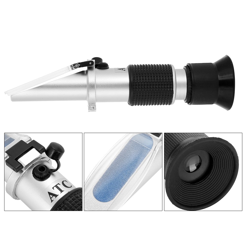 Digital Refractometer for Aquarium & Seawater 0-10% Salinity with ATC - Perfect for Marine Fishkeeping & Pool Testing