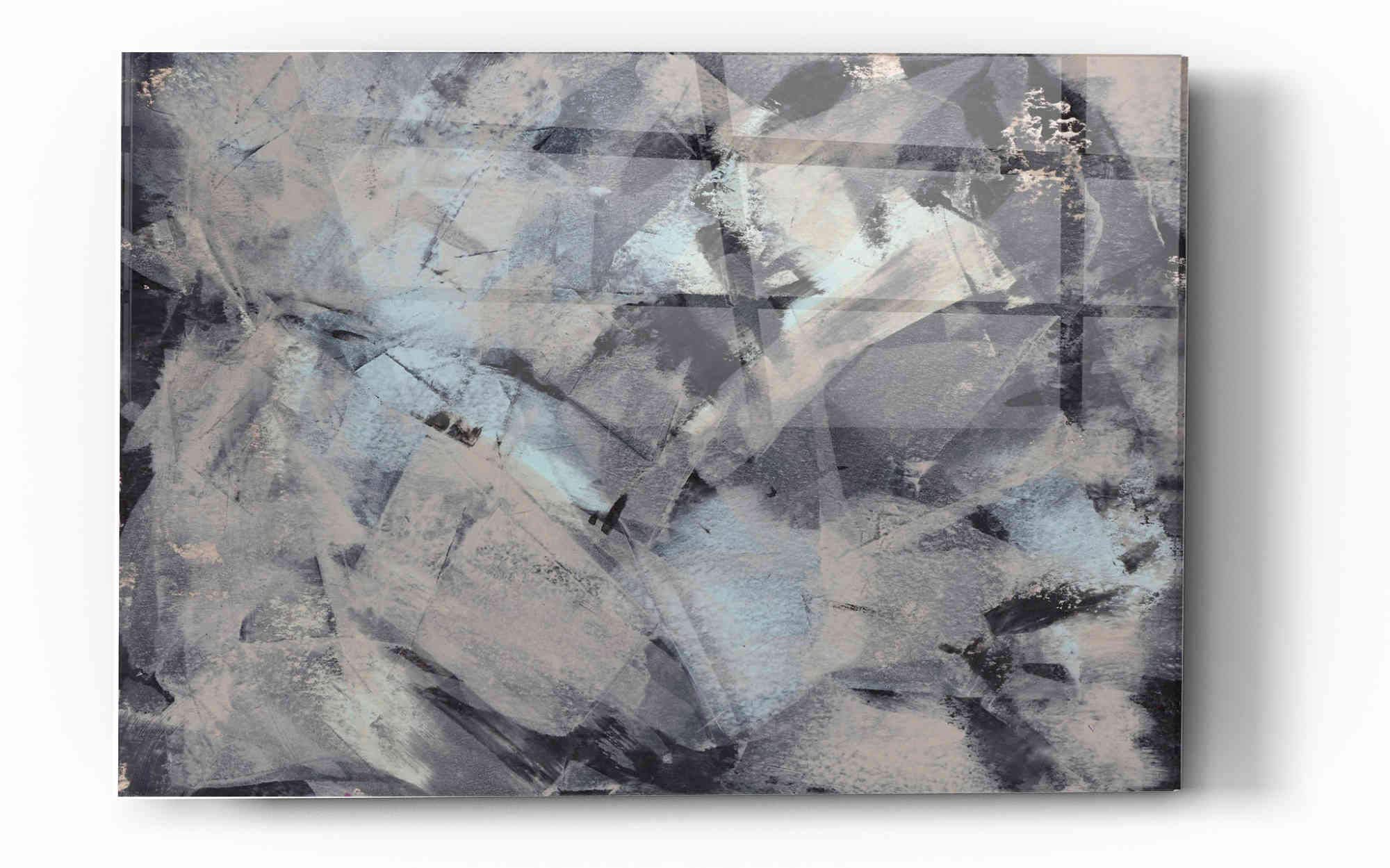 Epic Art 'Eclipse' Acrylic Glass Wall Decor - 16x24 Inches Modern Abstract Painting for Living Room, Bedroom & Office - Shatterproof & Vibrant Home Artwork