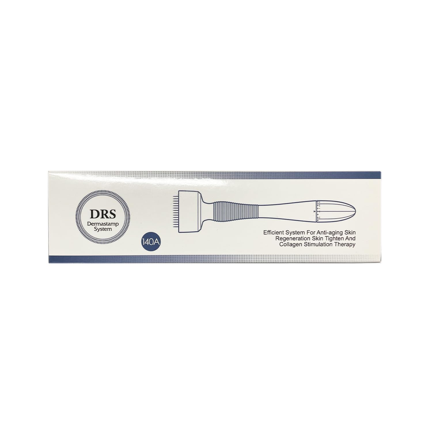 Professional Titanium Derma Stamp 140 Needles - INCELLICE Microneedle Stamp for Hair Growth & Beard Care | Facial Skin Rejuvenation for Men & Women | Perfect for At-Home Hair Regrowth & Anti-Aging Skincare Routine