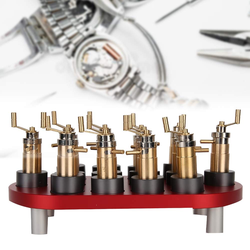 JADPES Watch Winding Set - 14Pcs Professional Copper Watch Repair Tool Kit with Mainspring Winder & Dies for Automatic Watch Maintenance | Perfect for Watchmakers, Jewelers & Watch Enthusiasts at Home or Workshop