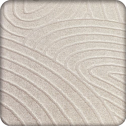 Beige Ripple Jacquard