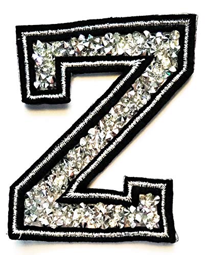 Silver Crystal Letter Z