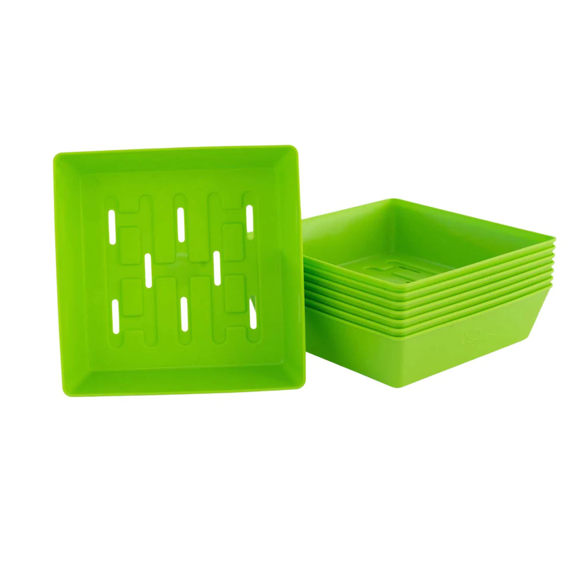 Bootstrap Farmer 5x5 Shallow Microgreen Trays - Durable Seed Starter Trays for Indoor Gardening, Hydroponics & Organic Farming - Perfect for Home Growers & Commercial Use