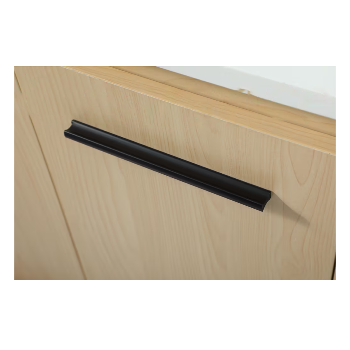 White VF44524MMP 24 x 18 Inch Complete Wall Mount Bathroom Vanity Set with Faucet Hole & 2 Maple Drawers - Perfect for Small Bathrooms, Powder Rooms & Space-Saving Home Renovations