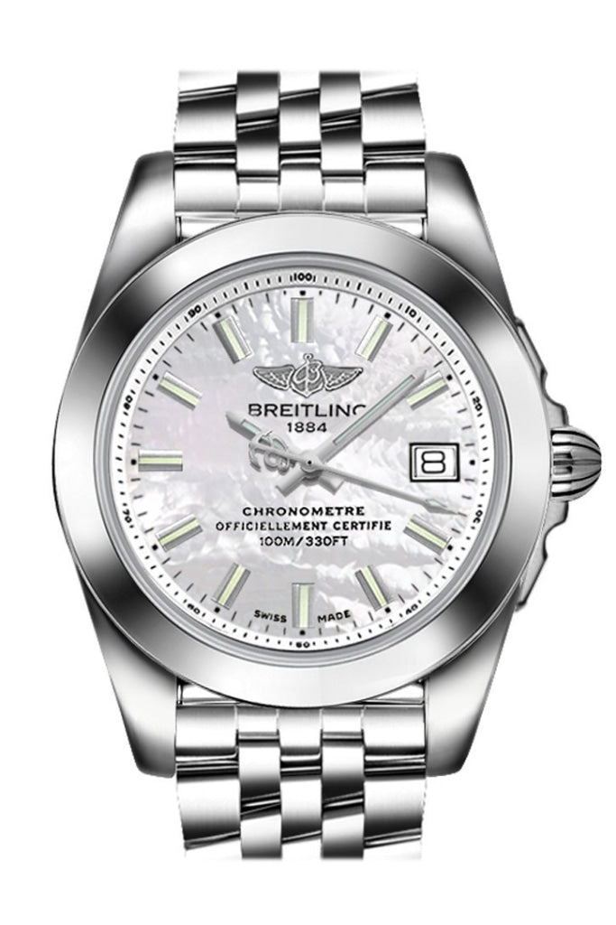 Breitling Galactic 36 Men's Watch W7433012/A779 376A - Luxury Automatic Chronometer for Business & Formal Occasions