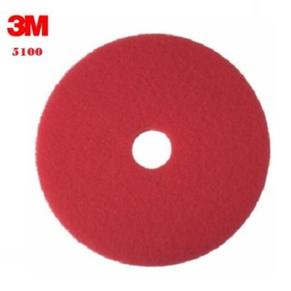 3M 16-Inch Floor Pads for Commercial Cleaning - 406mm Heavy Duty Buffing Pads for Polishers & Floor Machines - Perfect for Hardwood, Tile & Concrete Floors