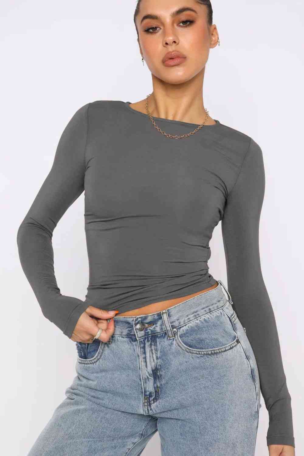 Plus Size Women's Summer T-Shirt - Soft Cotton Round Neck Short Sleeve Blouse for Casual Wear & Vacation Outfits
