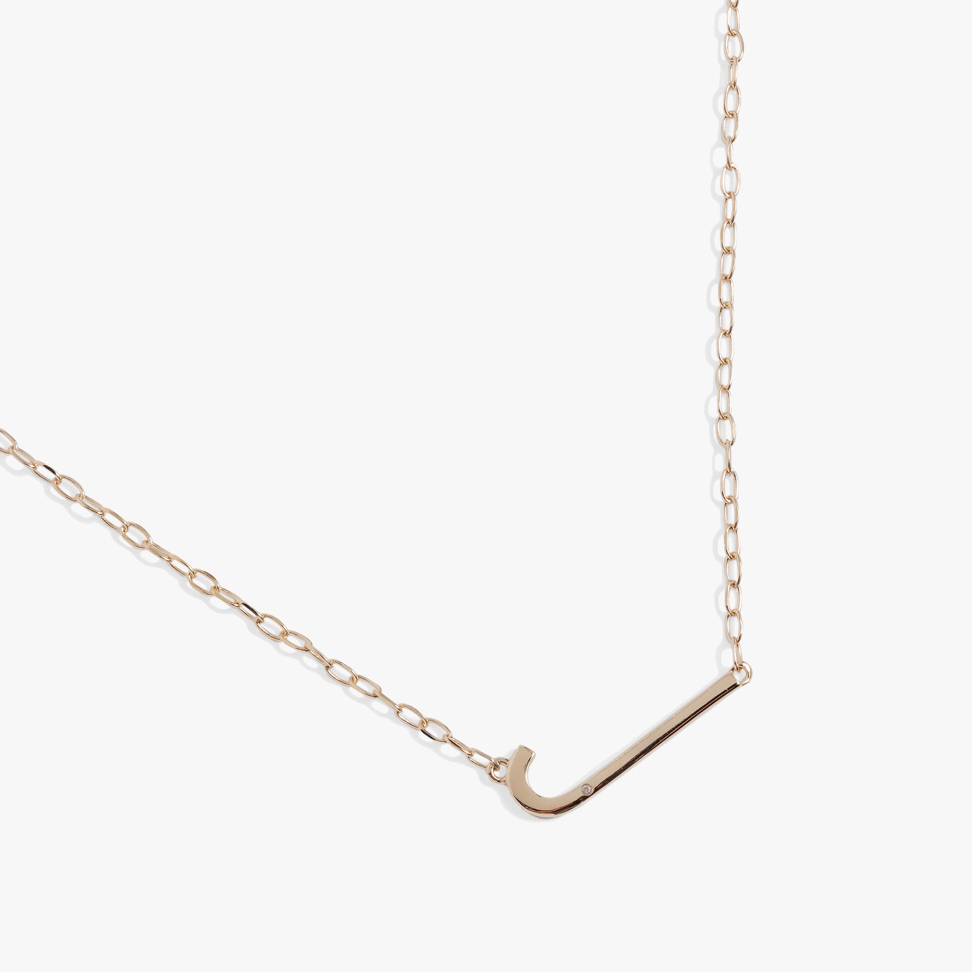 Initial J Precious Elongated Necklace - Elegant Gold Plated Letter Pendant for Women | Perfect for Gifts, Anniversaries & Everyday Wear