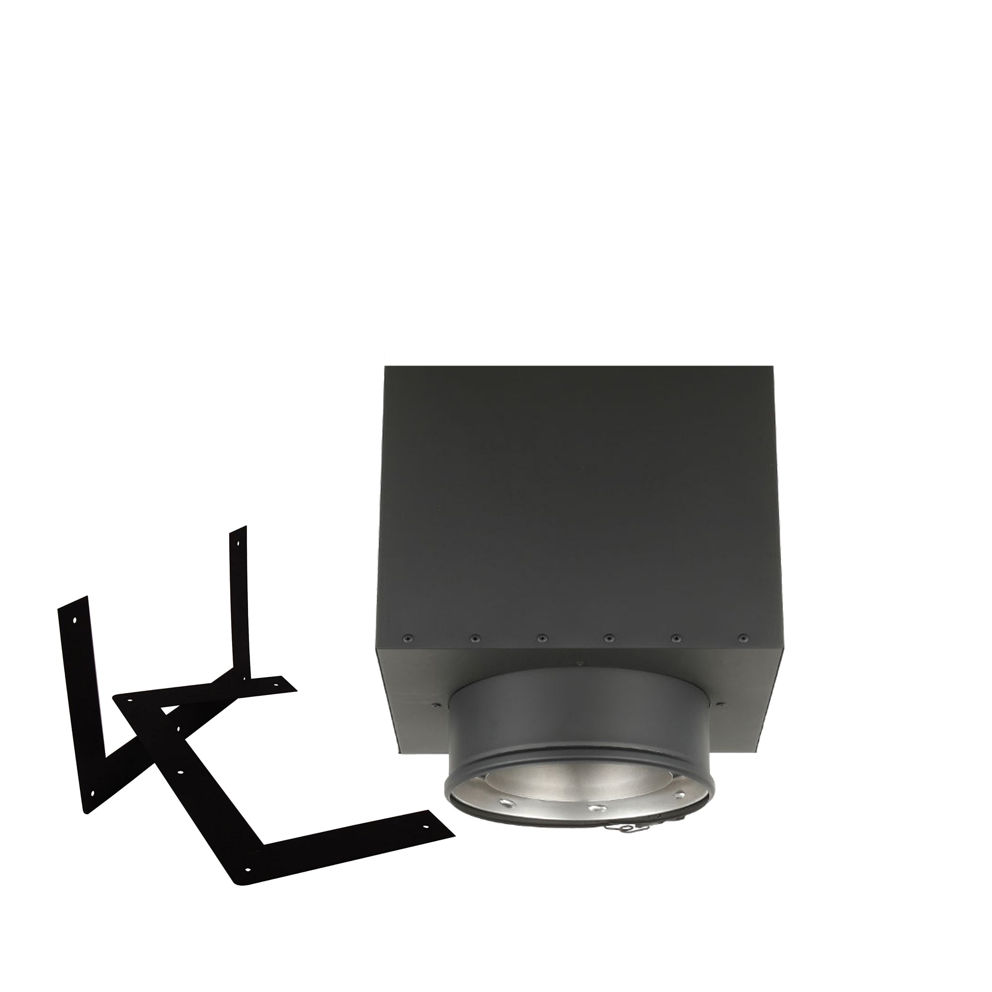 AllFuelHST 11 Ceiling Support Box for 6-Inch Inner Diameter Chimney Pipe - Durable Metal Chimney Support for Wood Stove, Fireplace & Heating Systems - Perfect for Home, Cabin & Outdoor Use