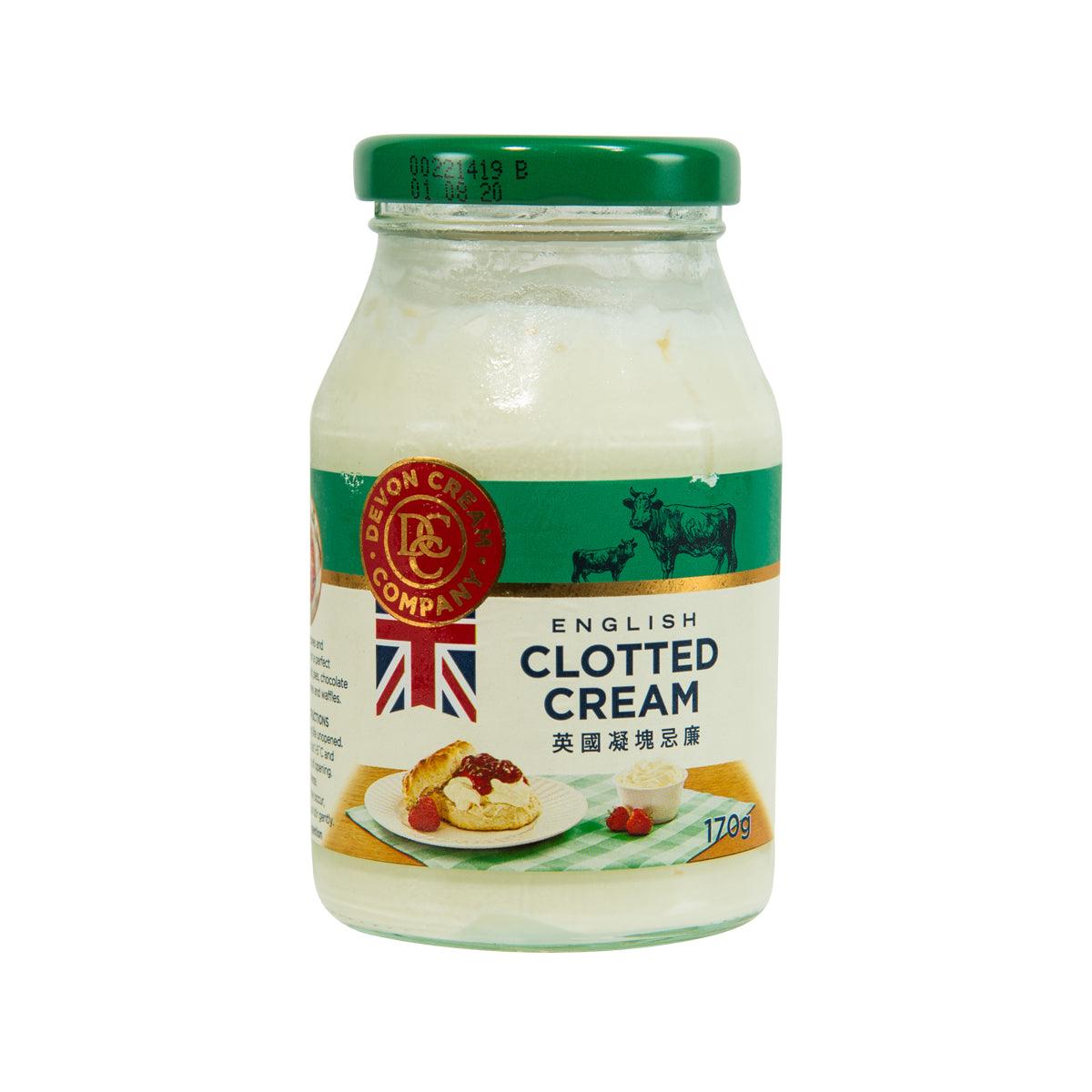 Premium DEVON English Clotted Cream - Rich & Creamy Spread (170g) - Perfect for Scones, Desserts & Afternoon Tea