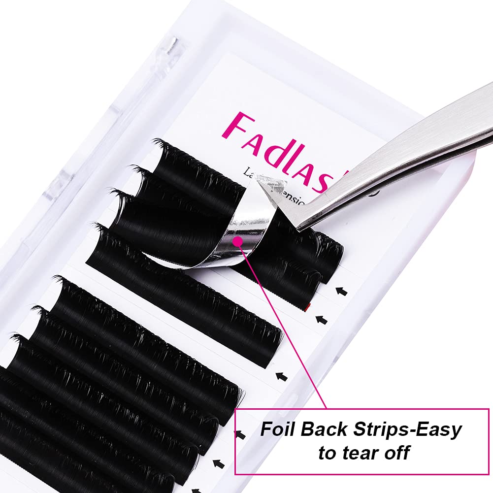 Premium DD Curl Eyelash Extensions - Matte Black 0.03mm 15mm Rapid Volume Lashes for Easy Blooming & Fanning | Professional Salon Quality | Perfect for Weddings, Parties & Special Occasions