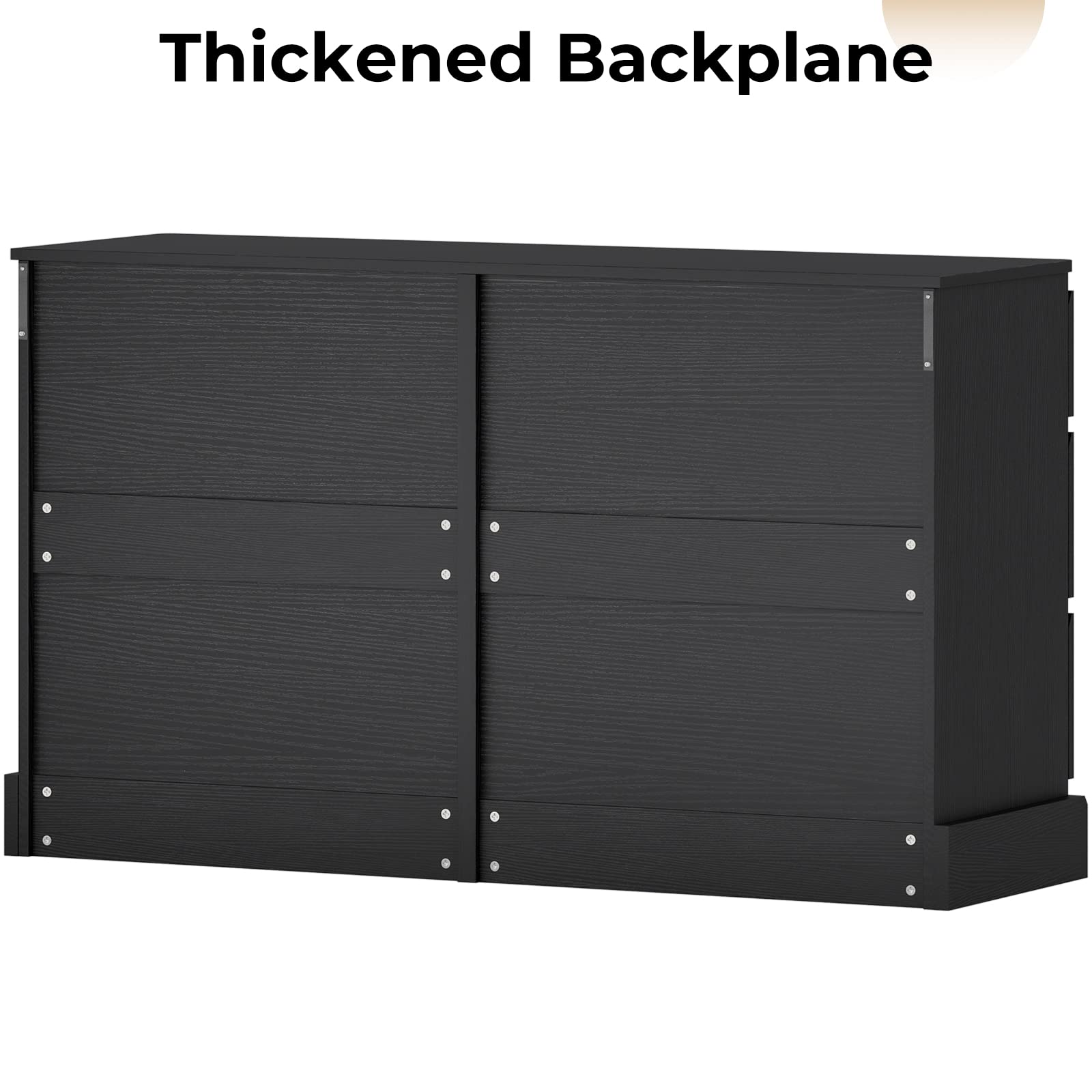 Hasuit 6-Drawer Double Dresser, 51.5