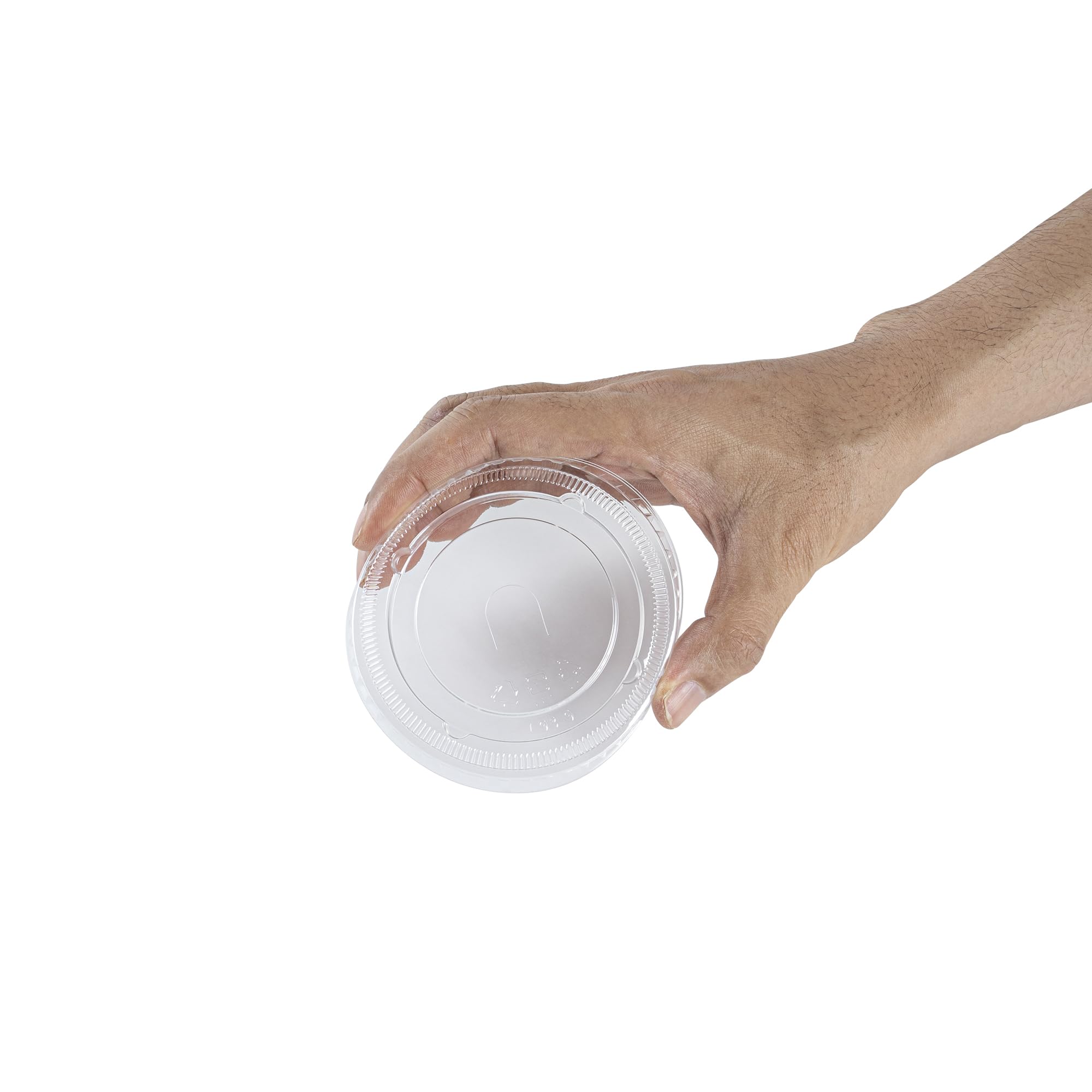 Restaurantware Visage Flat Lids for 9, 12 & 16 oz Disposable Cups - 1000 Clear Plastic Drinking Cup Lids with Straw Slot | Recyclable & BPA-Free | Perfect for Coffee Shops, Smoothie Bars & Takeout Restaurants