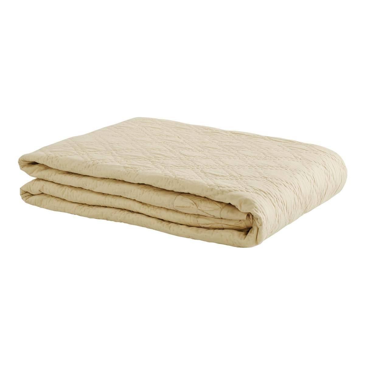 Adelia Creme King Size Quilt Set 105