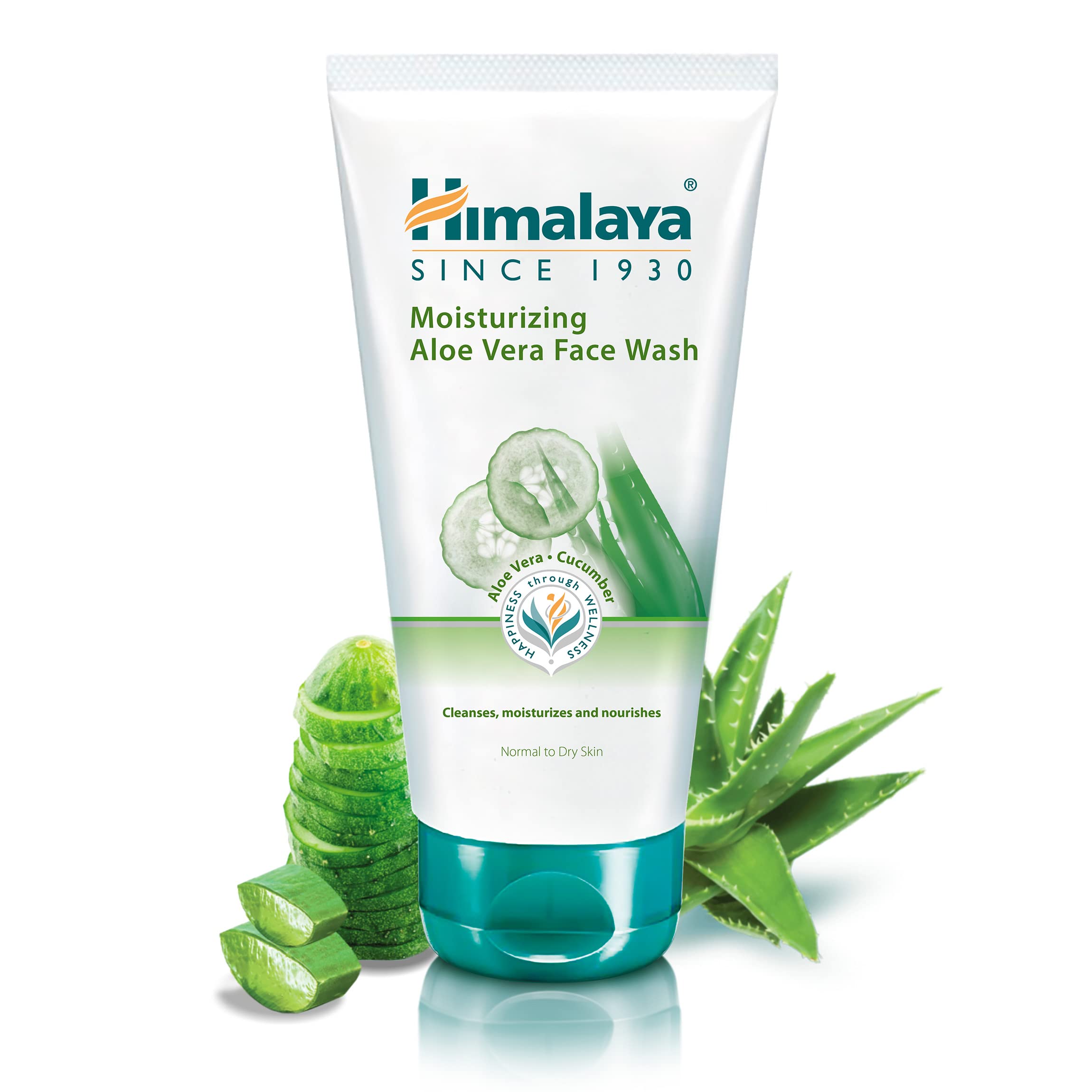Himalaya Tan Removal Orange Face Wash & Moisturizing Aloe Vera Face Wash Combo - 100ml Each | Brightening & Hydrating Cleanser for Glowing Skin | Perfect for Daily Skincare Routine & Travel