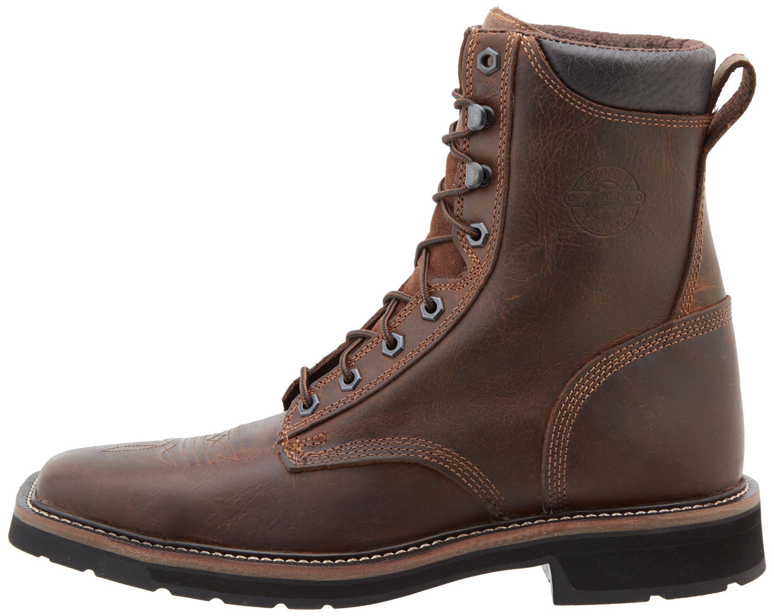 Justin Original Work Boots for Men - Steel Toe Safety Work Shoes - Durable & Comfortable for Construction, Warehouse & Outdoor Jobs