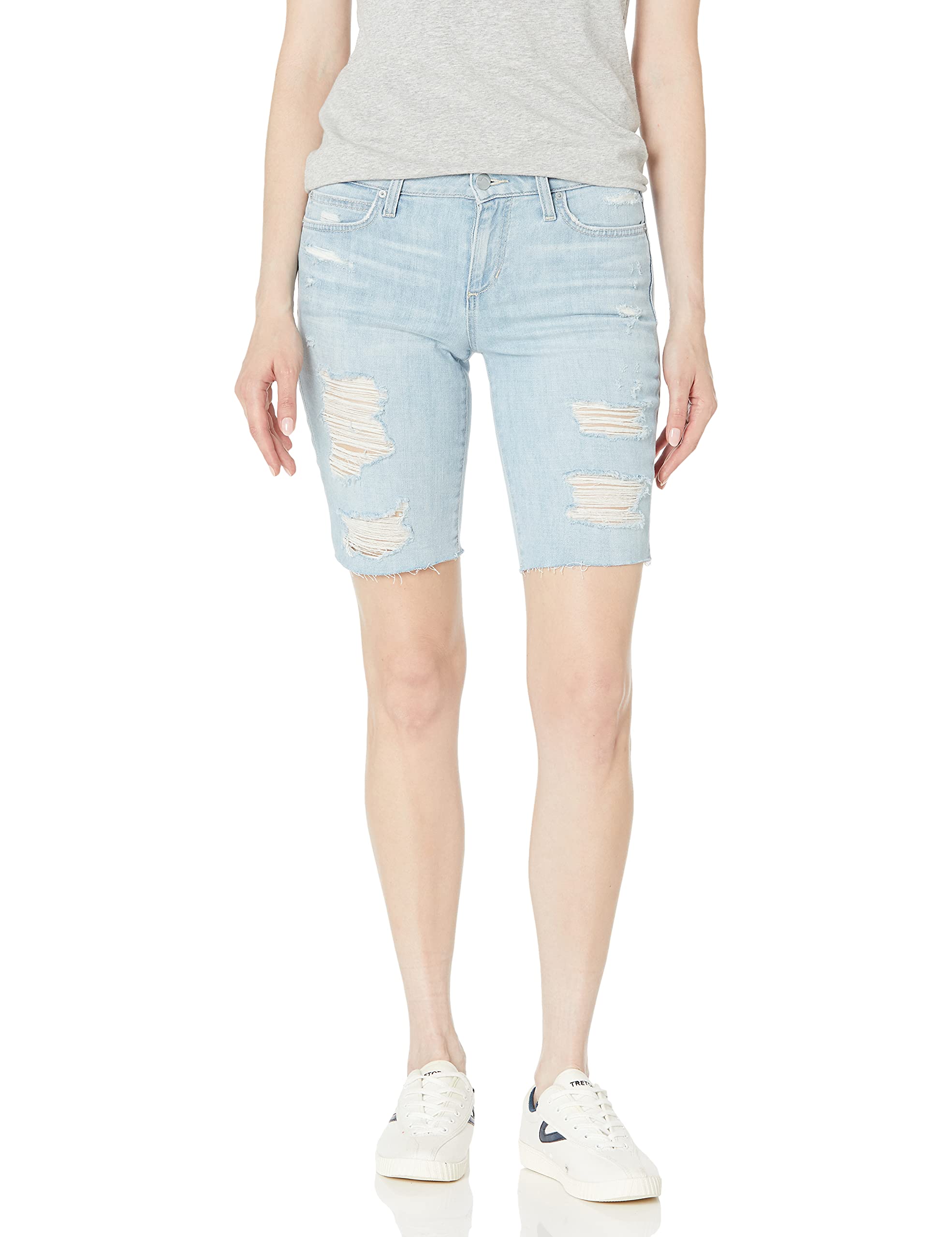 Joe's Jeans Women's Bermuda Denim Shorts - High Waisted Casual Summer Shorts for Women | Perfect for Beach, Vacation & Everyday Wear