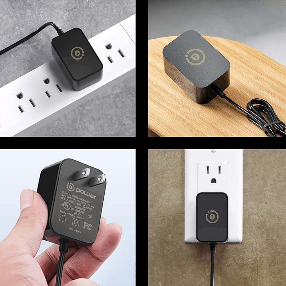 T POWER DC Power Adapter Charger for Black & Decker LEDLIB Lamp 3100397 - Fast Charging Supply Cord | Perfect for Home, Office & Workshop Lighting