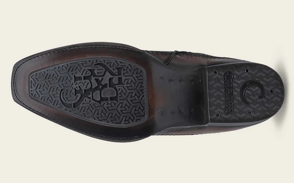 Men's Cuadra Oxford Dress Cowboy Boots - Genuine Cowhide Leather Western Boots for Riding, Dancing & Casual Wear