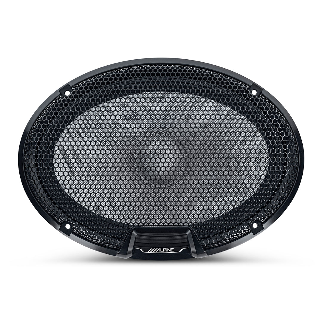 Alpine R2 S69C 6x9 2-Way High Resolution Component Car Speakers - 300W Power - Perfect for Car Audio Upgrades & Enhanced Sound Quality