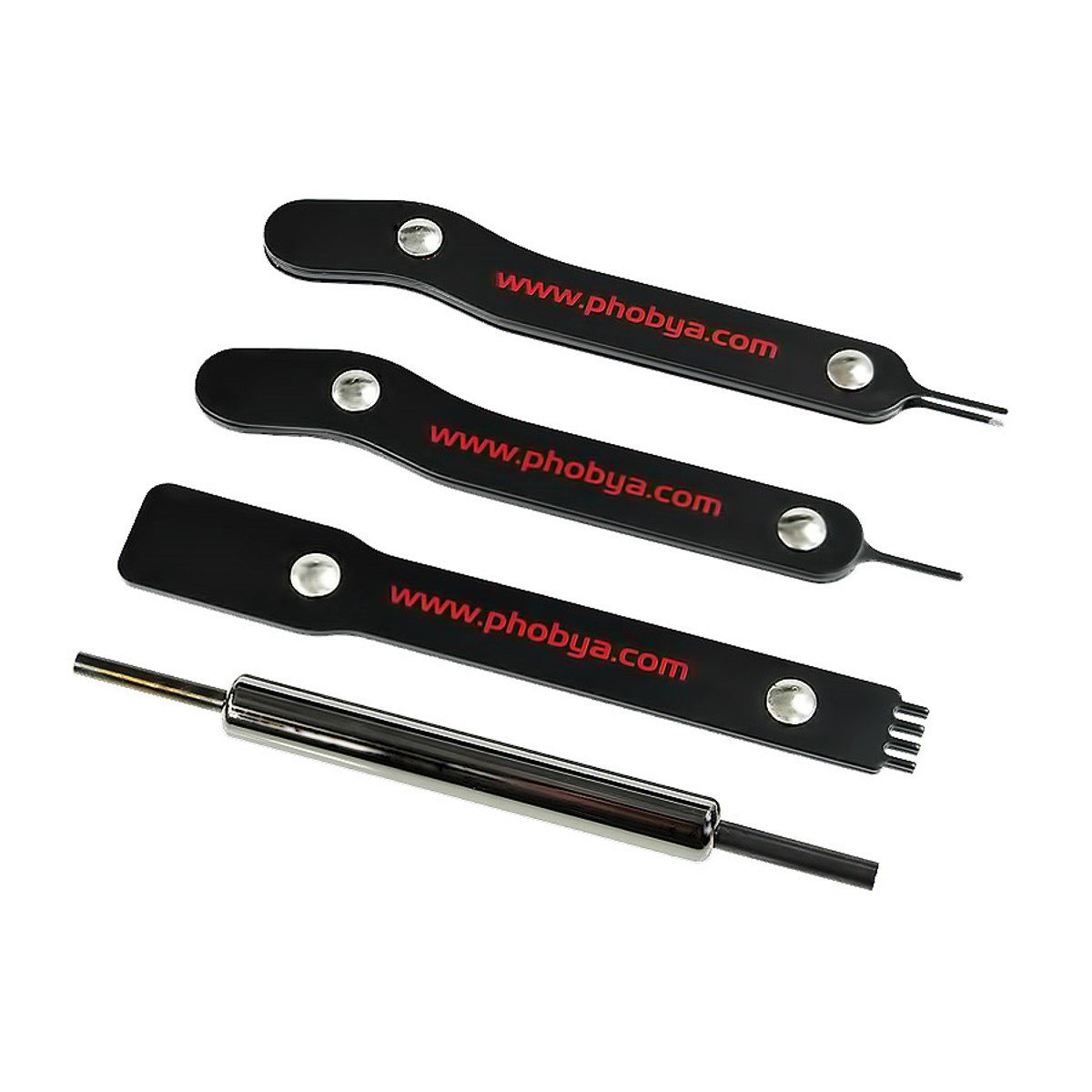 Phobya Molex Extractor Kit - Professional Sleeving Tool for PC Cable Management | Perfect for Custom PC Builds, Cable Sleeving, and DIY Computer Modding