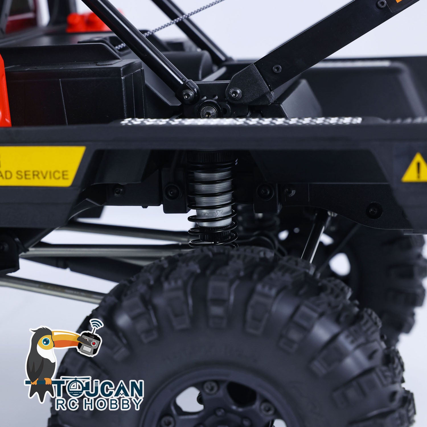 CrossRC EMO X3 1/8 Scale 4WD RC Towing Rescue Truck - 4x4 Remote Control Crawler with LED Light System & 2-Speed Transmission - Off-Road Adventure & Emergency Simulation Vehicle