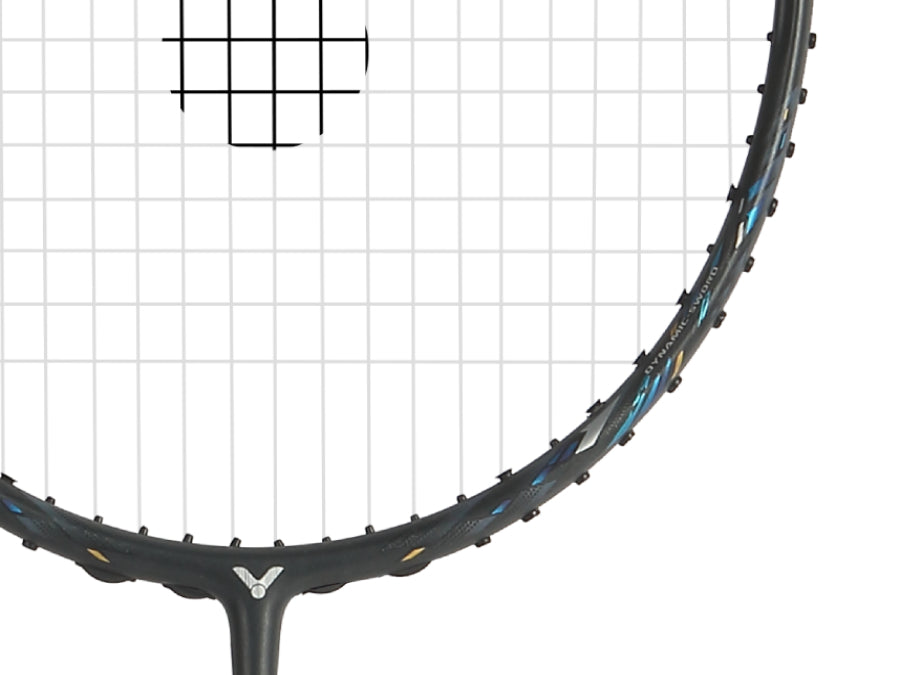 Victor AuraSpeed 100X Ultra Lightweight Badminton Racket - Carbon Fiber Shaft for Powerful Smashes | Perfect for Tournament Play & Professional Training