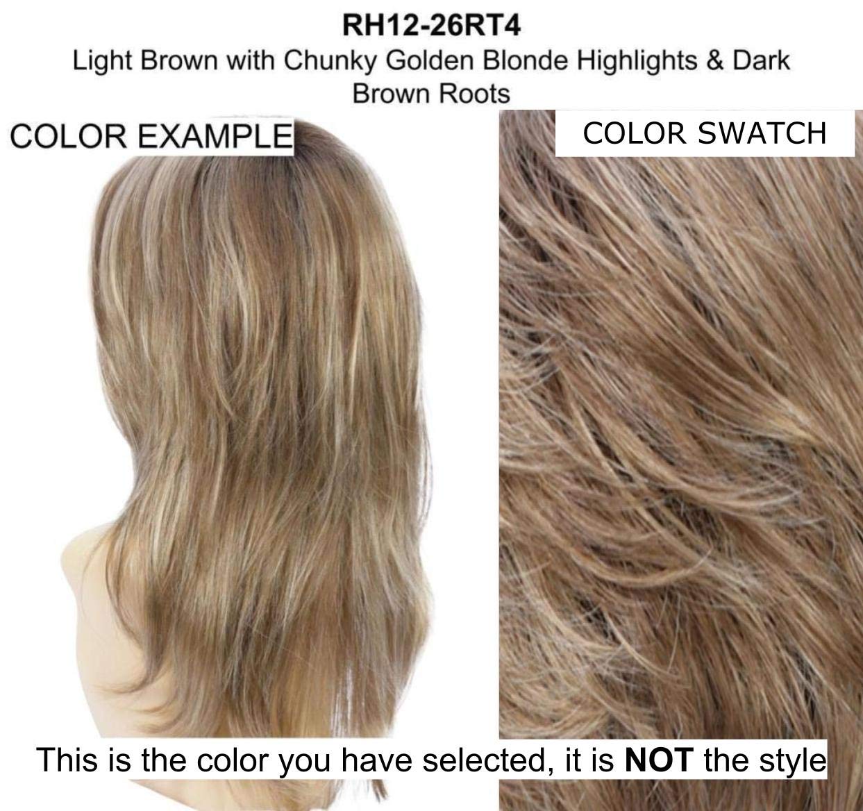 Petite Sedona Wig by Estetica - RH12/26RT4 Color | Bundle with Christy's Wigs Q&A Booklet, 2oz Travel Size Wig Shampoo, Wig Cap & Wide Tooth Comb | Perfect for Travel, Cosplay & Everyday Wear