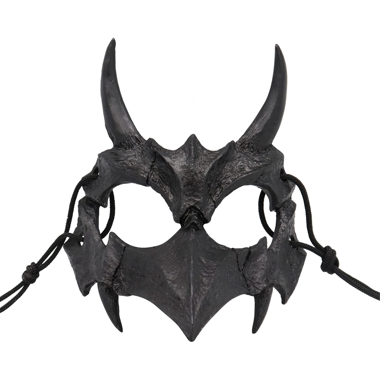 Japanese Halloween Masks - Ninja Mask, Animal Skeleton Mask & Resin Horror Skull Mask for Cosplay, Role Playing & Halloween Parties | Scary Costume Accessories for Adults & Teens