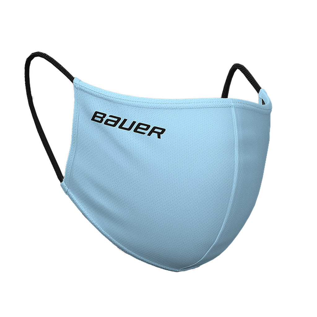Bauer Reversible Fabric Face Mask - Breathable, Washable & Adjustable for Men & Women - Perfect for Running, Gym, Travel & Daily Protection