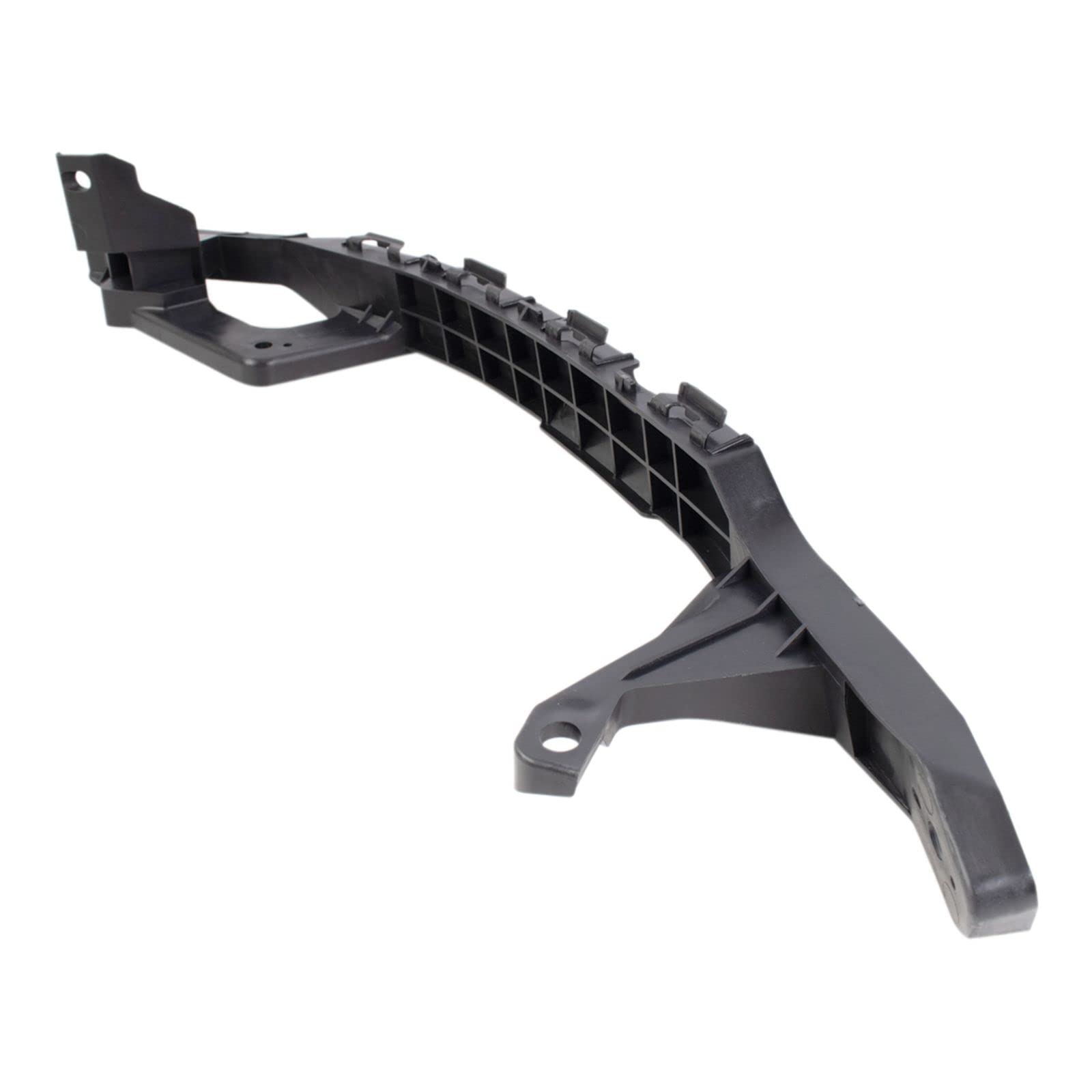 2008-2012 Honda Accord Front Right Bumper Bracket - Black Passenger Side (HO1067113) for Car Repair