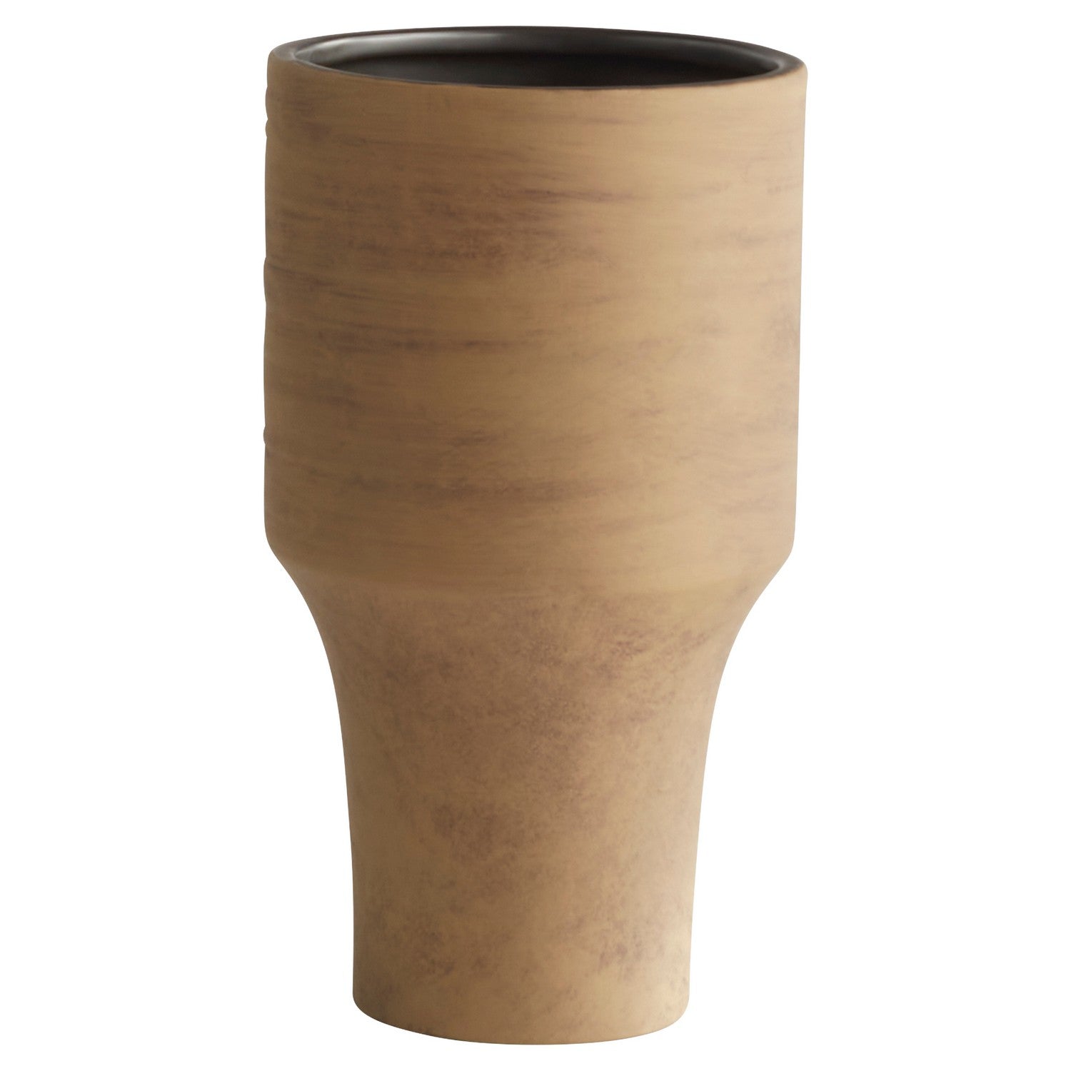 Cyan Design 11470 Amphora Vase - Handcrafted Brown Ceramic Vase for Home Decor, Wedding Centerpiece & Boho Living Room Accent