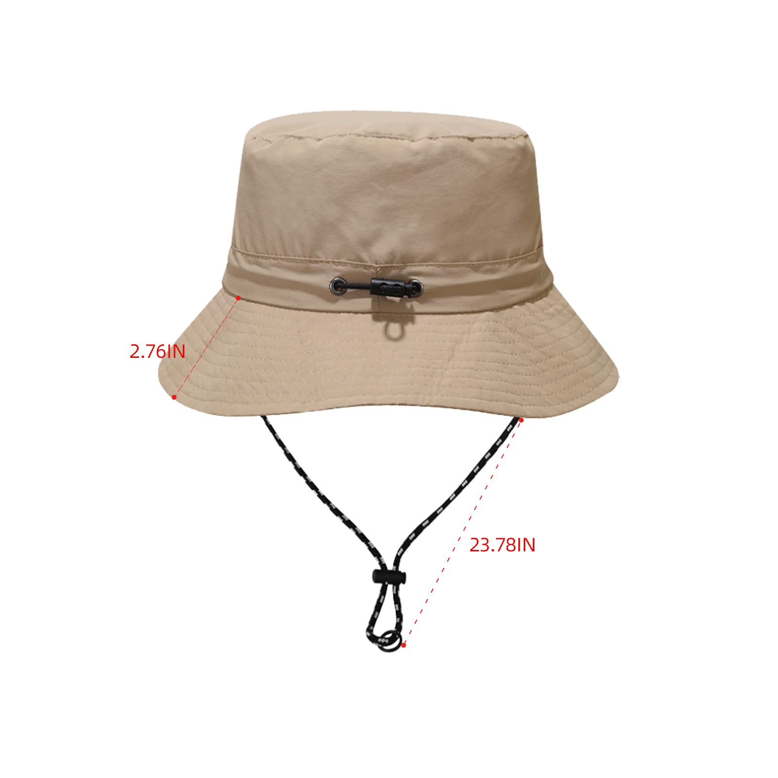 Laoyemen Bucket Hats for Men & Women - Packable Waterproof Sun Hat for Outdoor Activities, Hiking, Fishing & Safari - UV Protection Wide Brim Hat for Beach, Camping & Summer Travel
