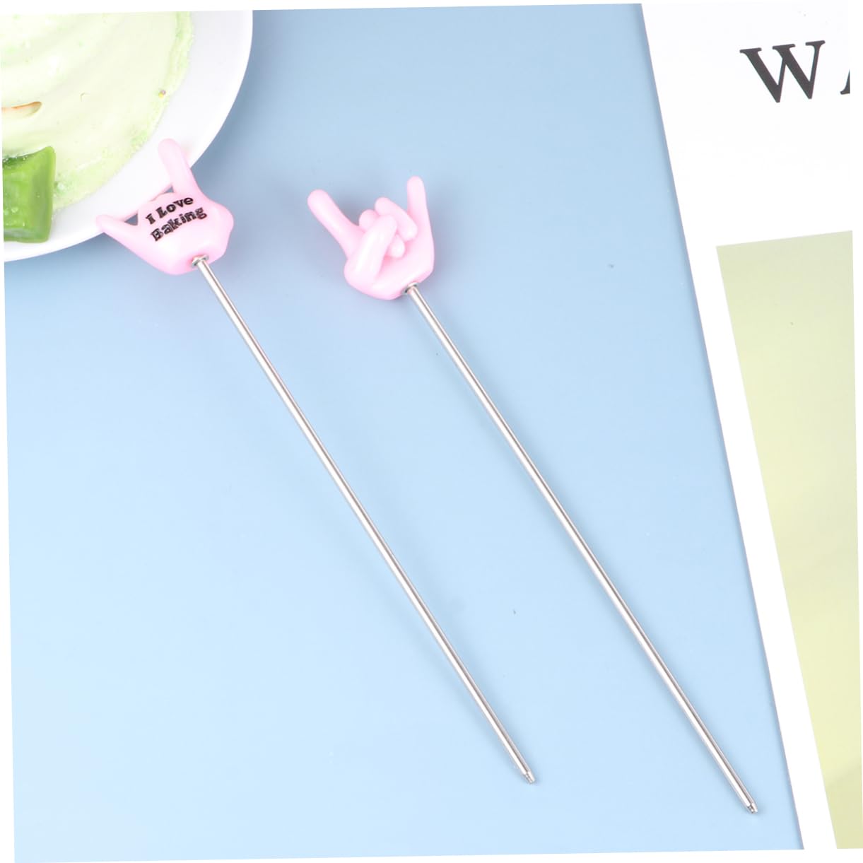Premium Stainless Steel Cake Tester - Professional Baking Tool for Cakes, Breads & Muffins | Needle Probe for Perfect Doneness | Ideal for Home Bakers & Professional Chefs | Perfect for Birthday Cakes, Cupcakes & Pastry Testing