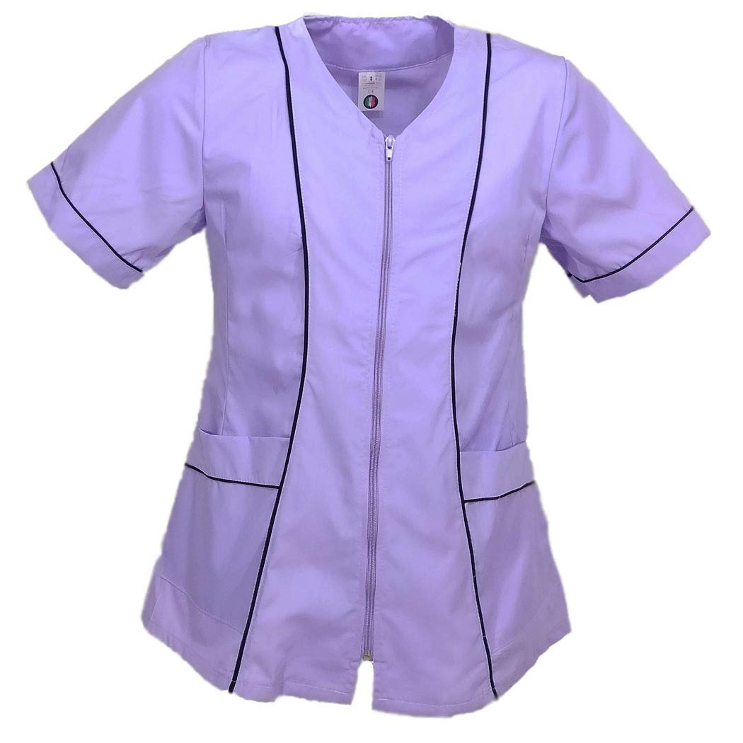 Stylish Women's Blouse for Aestheticians, Hairstylists, Nurses & Healthcare Workers - Comfortable & Professional Workwear for Clinics & Salons